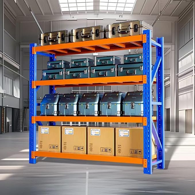 Industrial Metal Storage Shelves - Image 2