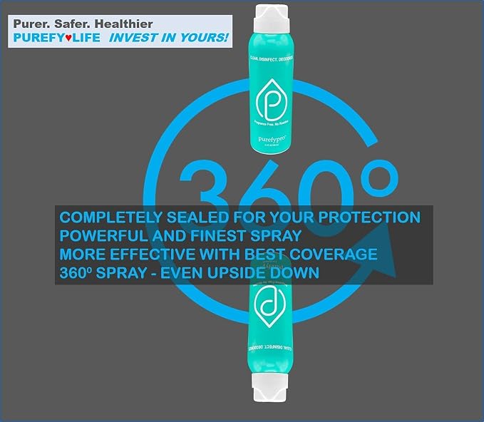 Purefypro Disinfectant Airesol Spray Eliminate 99.9999% Virus and Germs. No - Image 6