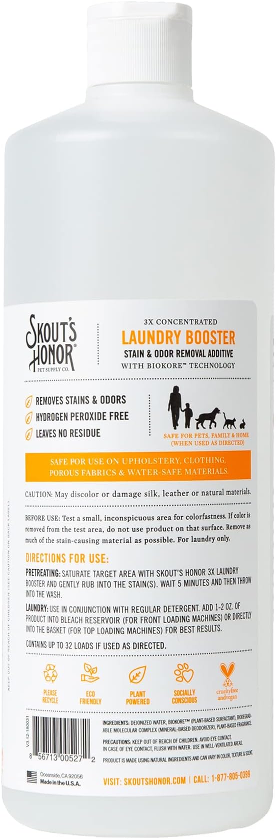 Skout's Honor Laundry Booster Stain & Odor Removal Additive - Image 2