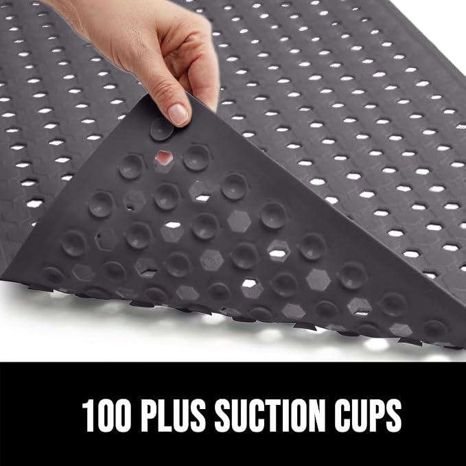 GORILLA GRIP Patented Square Shower Stall Mat, Small Bathtub Floor Mats - Image 7