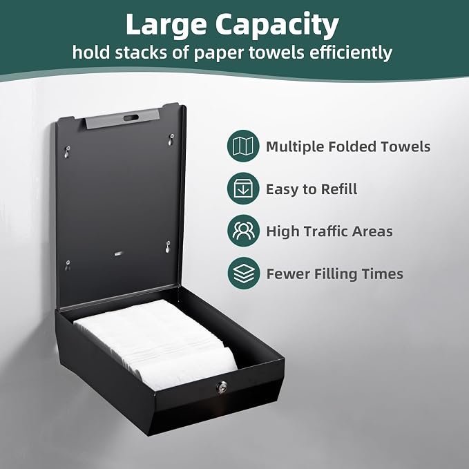 Paper Towels Dispenser Wall Mounted - Image 5