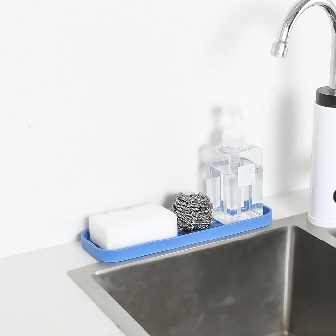 Silicone Kitchen Sink Organizer Tray - Image 9