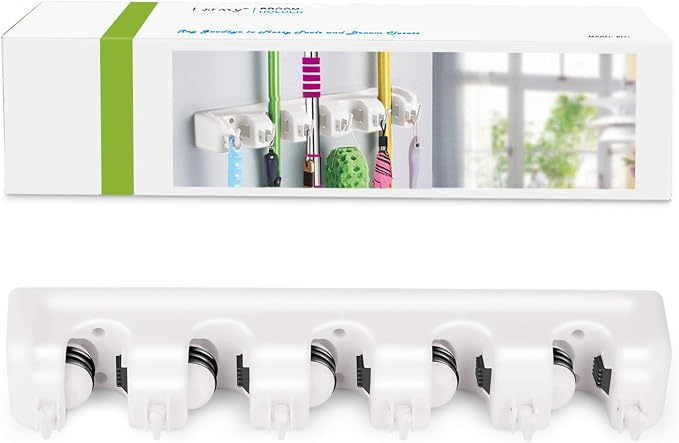LETMY Broom Holder Wall Mount - Image 2