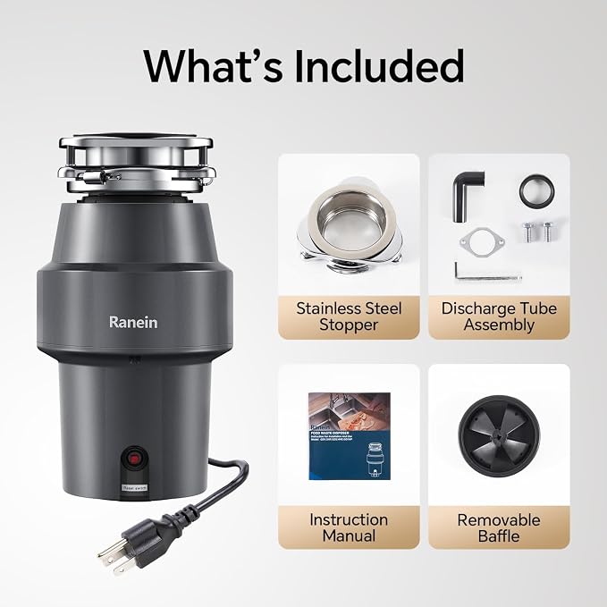 Upgraded 1/2 HP Garbage Disposal - Image 9