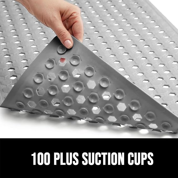 GORILLA GRIP Patented Square Shower Stall Mat, Small Bathtub Floor Mats - Image 7