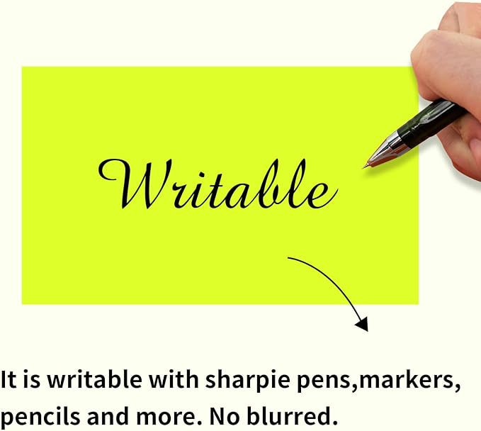 STARLIBOO Neon Colored Labels Stickers 3 x 2 Inch, Rectangle Moving Labels - Image 3