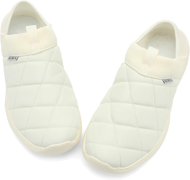 KUBUA Slippers for Men and Womens Indoor House Shoes Plush Slip on Outdoor - Image 5