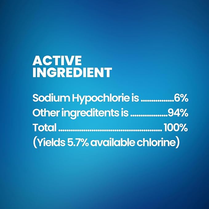 - Liquid Chlorine Bleach, for Laundry, Household and Commercial Cleaning - Image 4