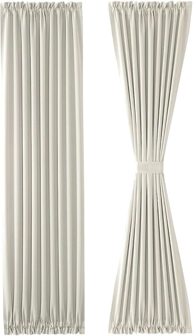 DWCN French Door Curtains – Rod Pocket Thermal Curtain - Image 7