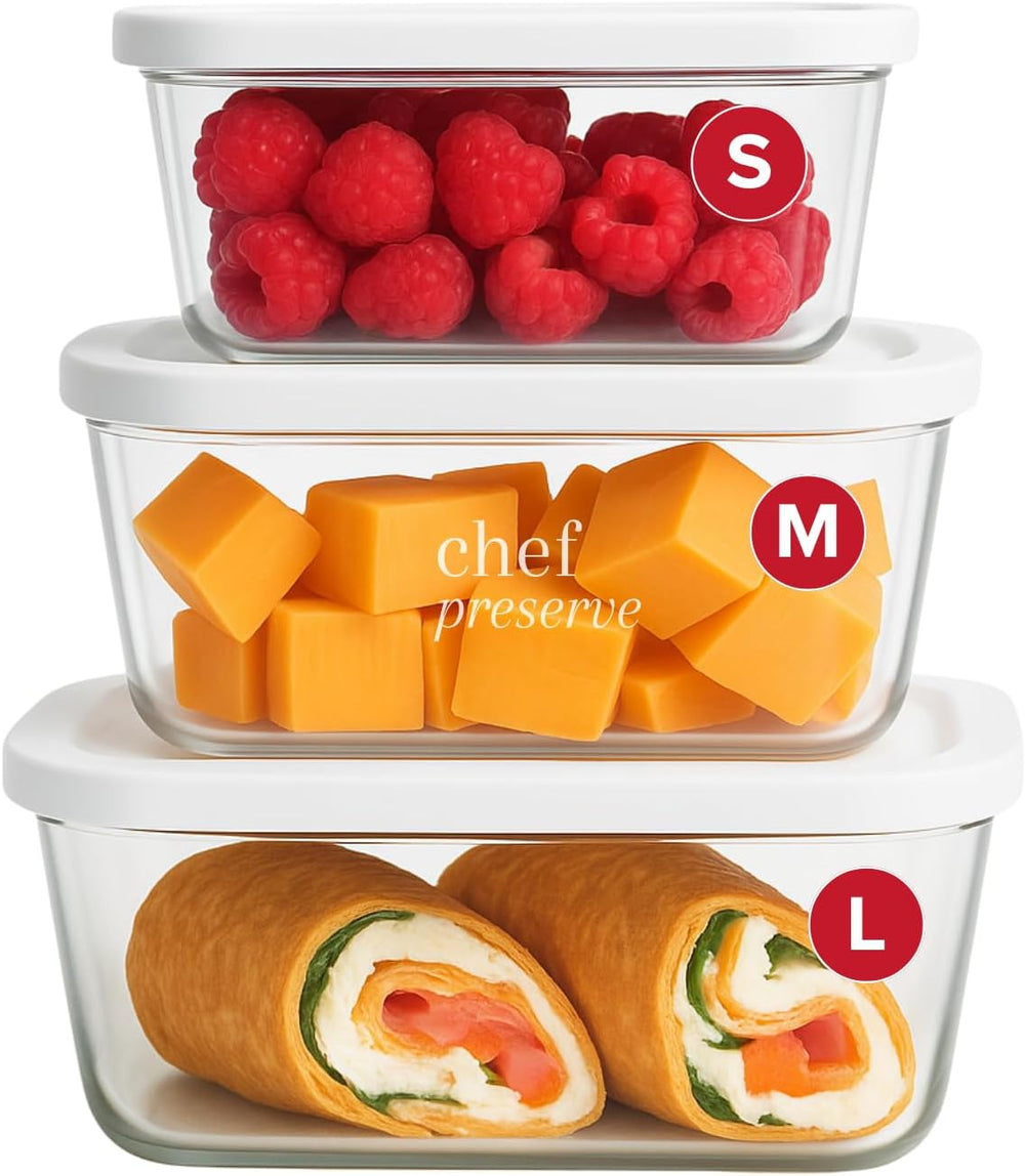 Chef Preserve Glass Vacuum Seal Containers