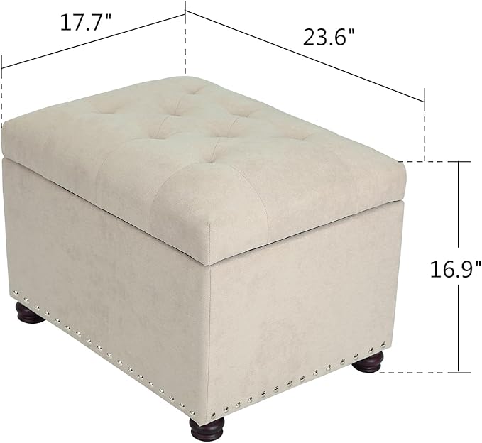 Joveco Storage Ottoman - Image 3