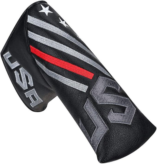 Big Teeth Golf Cover USA Stripe and Star Headcover Covers, Driver Fairway Wood by BigTeeth
