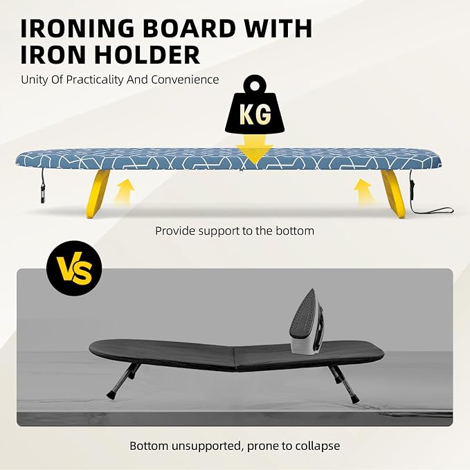 Small Ironing Board Tabletop, Foldable Mini Ironing Board, Table top Ironing - Image 5