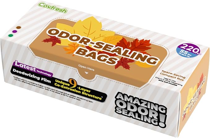 Odor Sealing Small Trash Bags Home & Food Use XS-220 Count Disposable Bags by Unknown