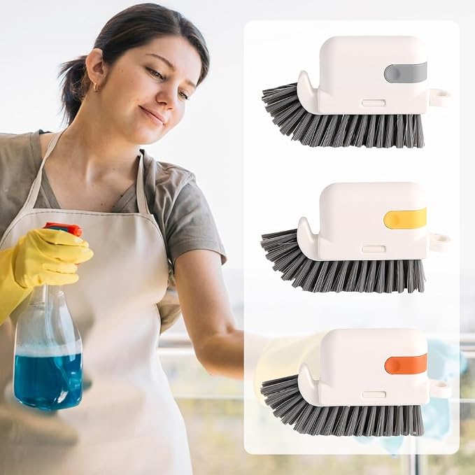 3-in-1 Window Cleaning Brush, 2025 New Magic Window Groove Cleaning Brush Set - Image 7