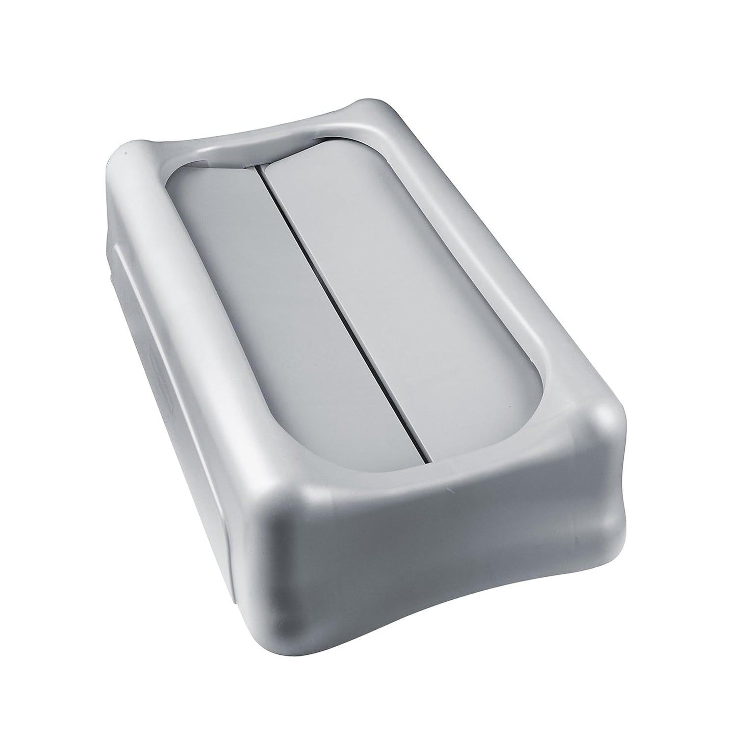 Rubbermaid Commercial Products SLIM JIM Swing Lid for Use with 16/23 GAL Vented Slim Jim Containers, for Kitchens/Classrooms/Offices/Back of House, Black