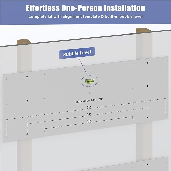 2-Pack 2x4ft Garage Shelving Wall Mounted, 400LB Capacity - Image 8