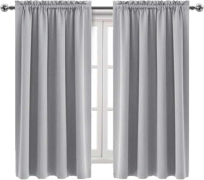DWCN Blackout Curtains Room Darkening Thermal Insulated Bedroom Curtains Window - Image 9