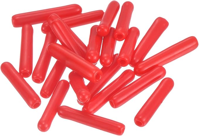 uxcell 20pcs Rubber End Caps 1.3mm ID Vinyl Round Tube Bolt Cap Cover Thread - Image 4