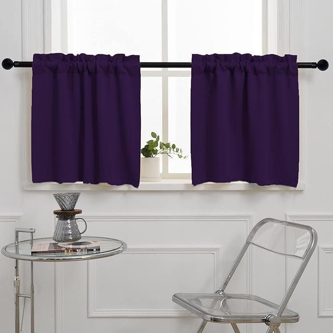 Pickluc Rod Pocket Tier Curtain by PICKLUC