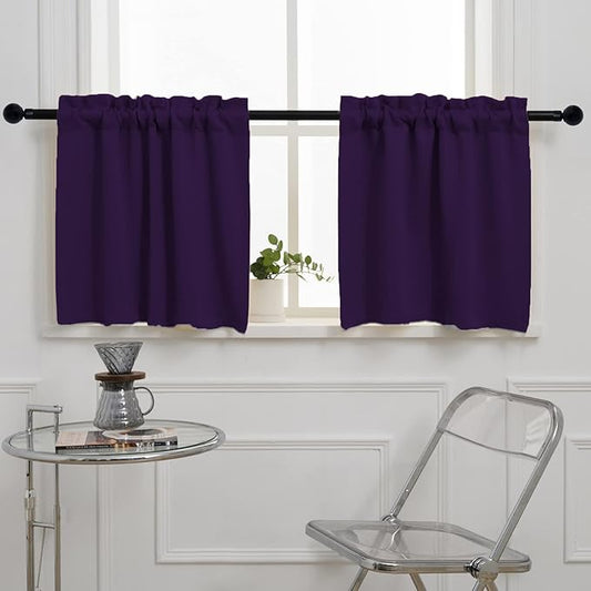Pickluc Rod Pocket Tier Curtain by PICKLUC