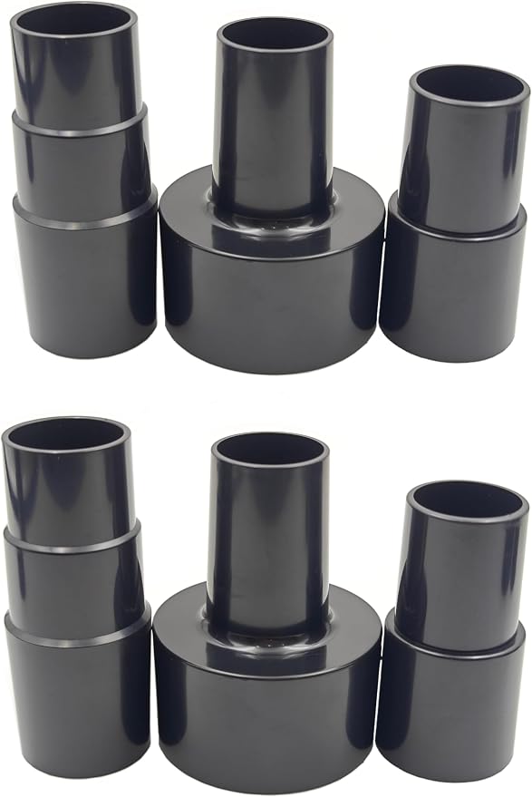 Plastic Hose Connector Reducer Attachments Fits Vacuum Cleaner， 1-3/8" to 1-1/4" - Image 3