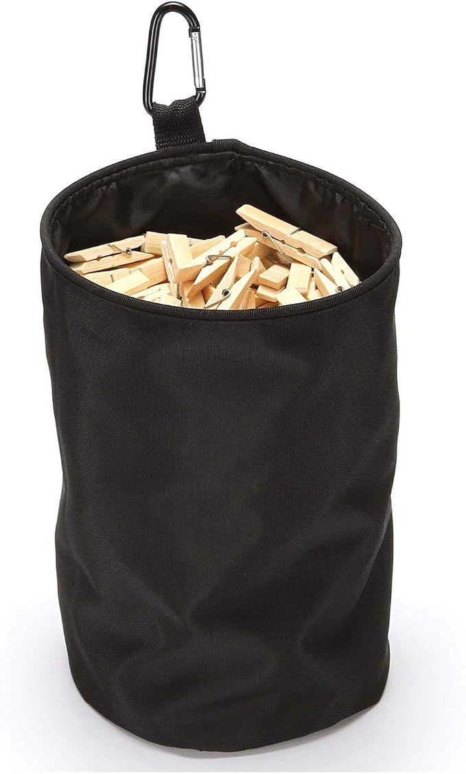 Clothespin Bag Hanging Clothesline Peg Organizer Storage Bags, Dust-proof by VEAMOR