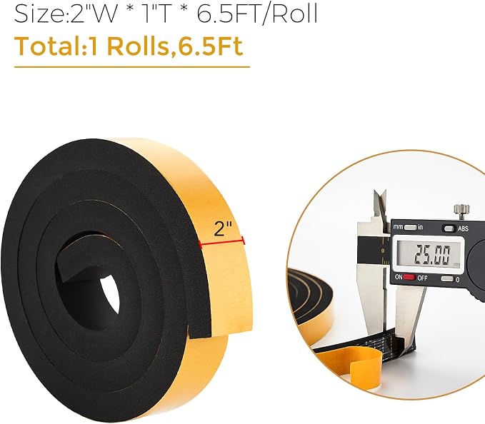 6.5 Feet Weather Stripping Door Seal, Window Insulation - Image 3