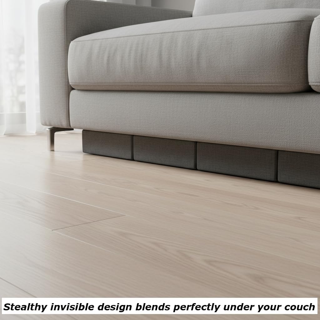 Star Brand Under Sofa Blocker, High-Density Foam Gap Bumper for Furniture, Heavy-Duty Couch Underneath Filler, Modular Sectional Sofa Accessory