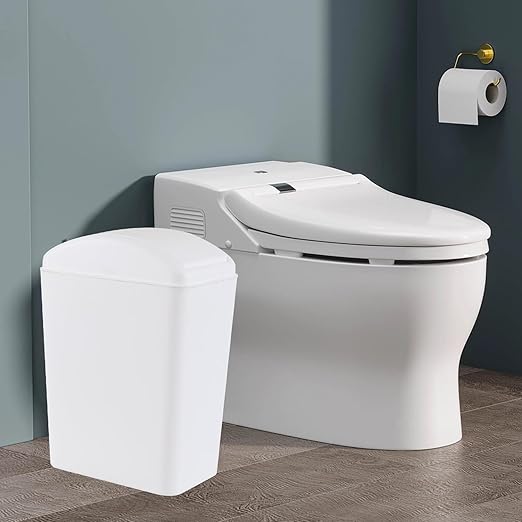 4.5 Gallon Plastic Swing Top Garbage Can, Swing Lid Trash Bins - Image 4