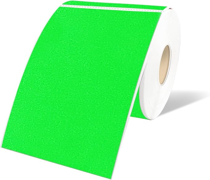 STARLIBOO 3"X5" Rectangle Color Coding Labels, Removable Square Label Inventory by STARLIBOO