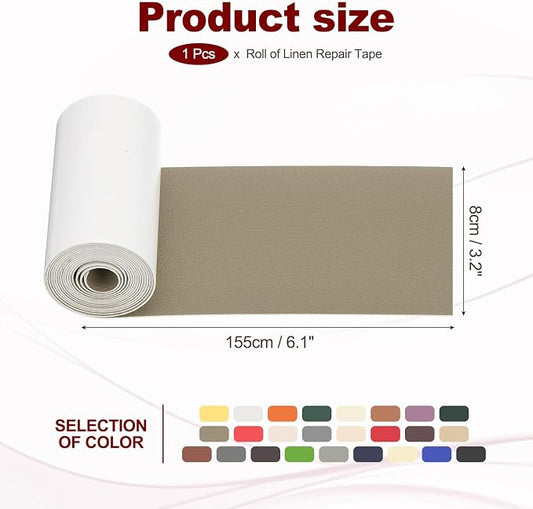 PATIKIL Leather Patches Tape for Furniture, 3.2 x 61 Inch Self Adhesive Vinyl - Image 2