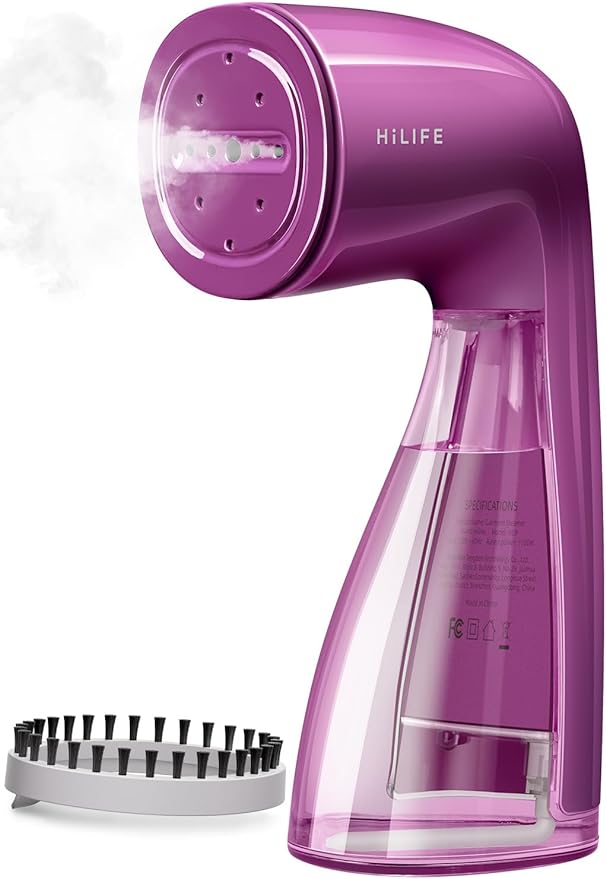 HiLIFE Steamer for Clothes, 1100W Clothes Steamer, Fast Wrinkle Removal by HiLIFE
