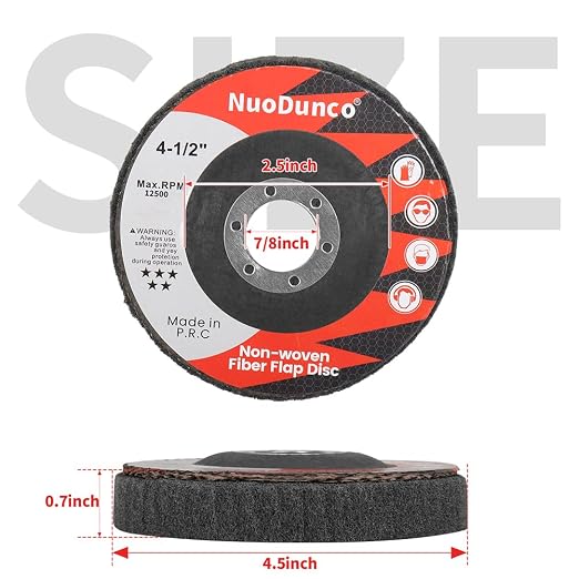 15Pcs 180# 320# 600# Scour Flap Disc 4 1/2 Inch Angle Grinder Attachment - Image 2