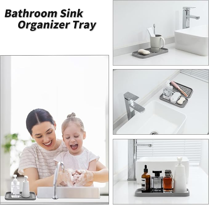 Silicone Kitchen Sink Organizer Tray - Image 4