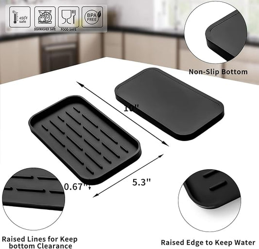 Silicone Kitchen Sink Organizer Tray - Image 2