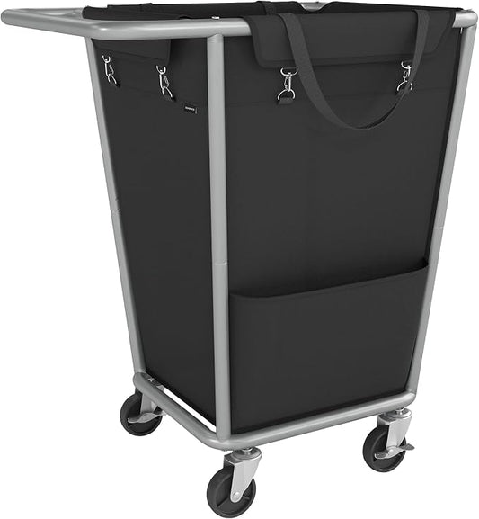 SONGMICS Laundry Basket with Wheels, 34.3 Gallons Rolling Laundry Hamper with by SONGMICSbySONGMICSHOME