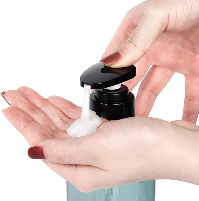 Segbeauty Shampoo Bottles with Pump, 16oz Empty Refillable Shower Bottle - Image 2