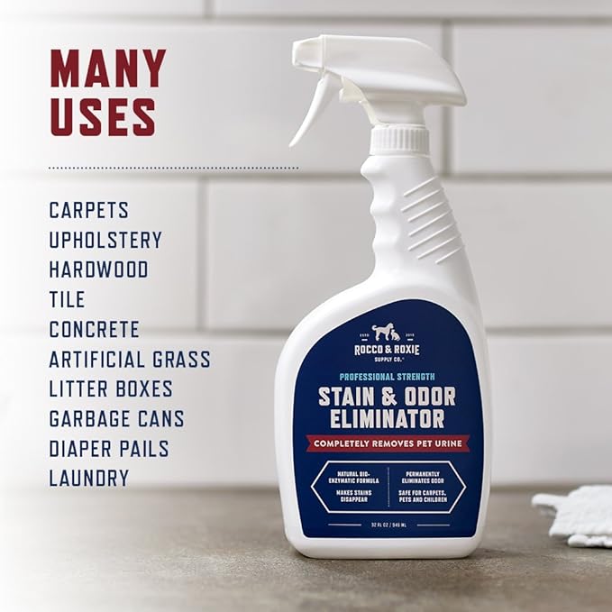 Rocco & Roxie Supply Co. Stain & Strong Odor Eliminator, Enzyme Cleaner - Image 5