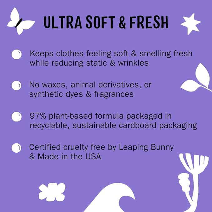 Molly's Suds Fabric Softener Dryer Sheets - Image 3