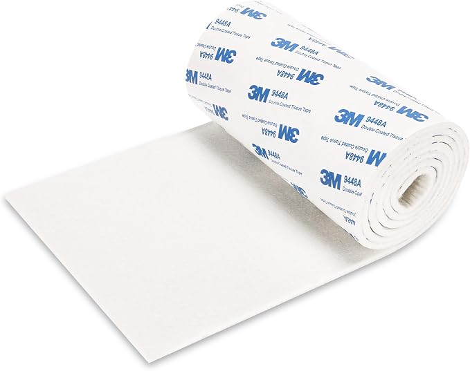 Felt Furniture Pads, Non Slip Self Adhesive Cuttable Felt Tape White Heavy Duty by VOCOMO