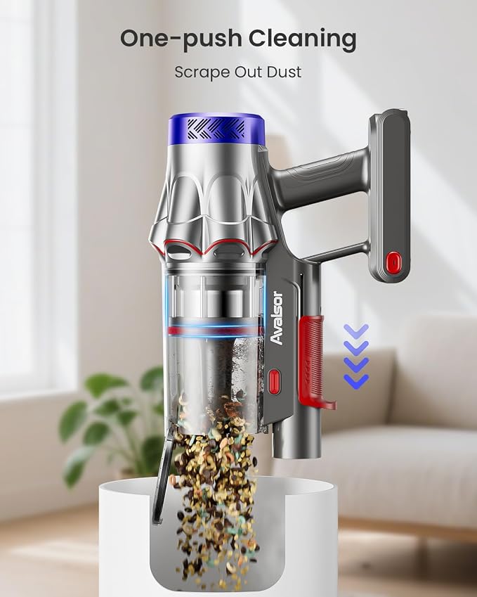 Cordless Vacuum Cleaner, 48KPa 580W 65Mins Vacuum Cleaner - Image 6