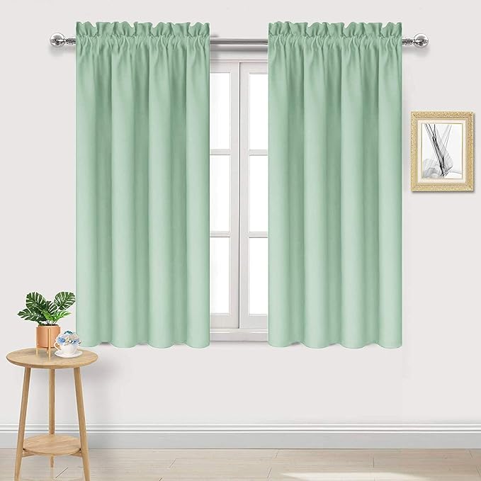 DWCN Blackout Curtains Room Darkening Thermal Insulated Bedroom Curtains Window by DWCN