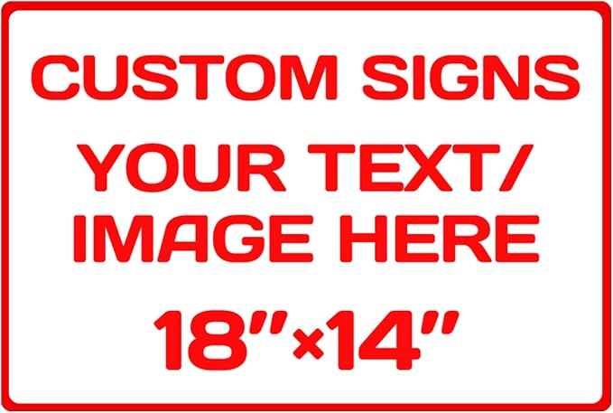 Custom Aluminum Weatherproof Metal Signs by Repaly