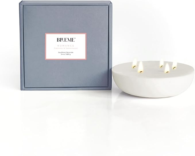 New BLUEME Wellness Candle Wax Refill, Contains Essential Oil, Sustainable by BluemeFragrances