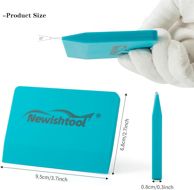 NEWISHTOOL Soft Silicone Small Squeegee - Image 6