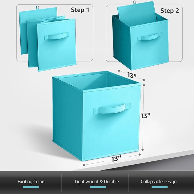Sorbus 13 Inch Storage Bins - Image 6