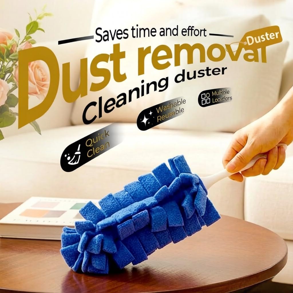 2pcs Reusable Cleaning Cloth, 2026 new 360° Strong Wool Cleaning Cloths, Capable of Being Washed Multiple Times, Multi-Purpose (Color: Blue + Yellow)