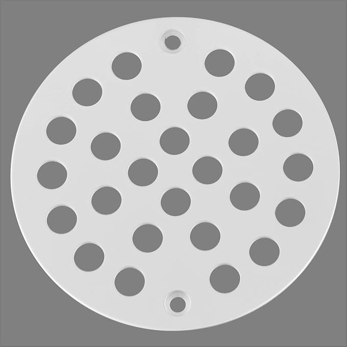 4-Inch Screw-in Shower Strainer Drain Cover Replacement Floor Strainer by vouruna