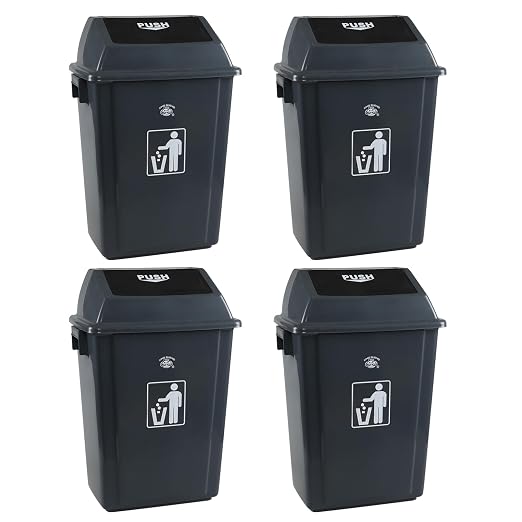 4-Pack Rectangular Waste Container - Image 7
